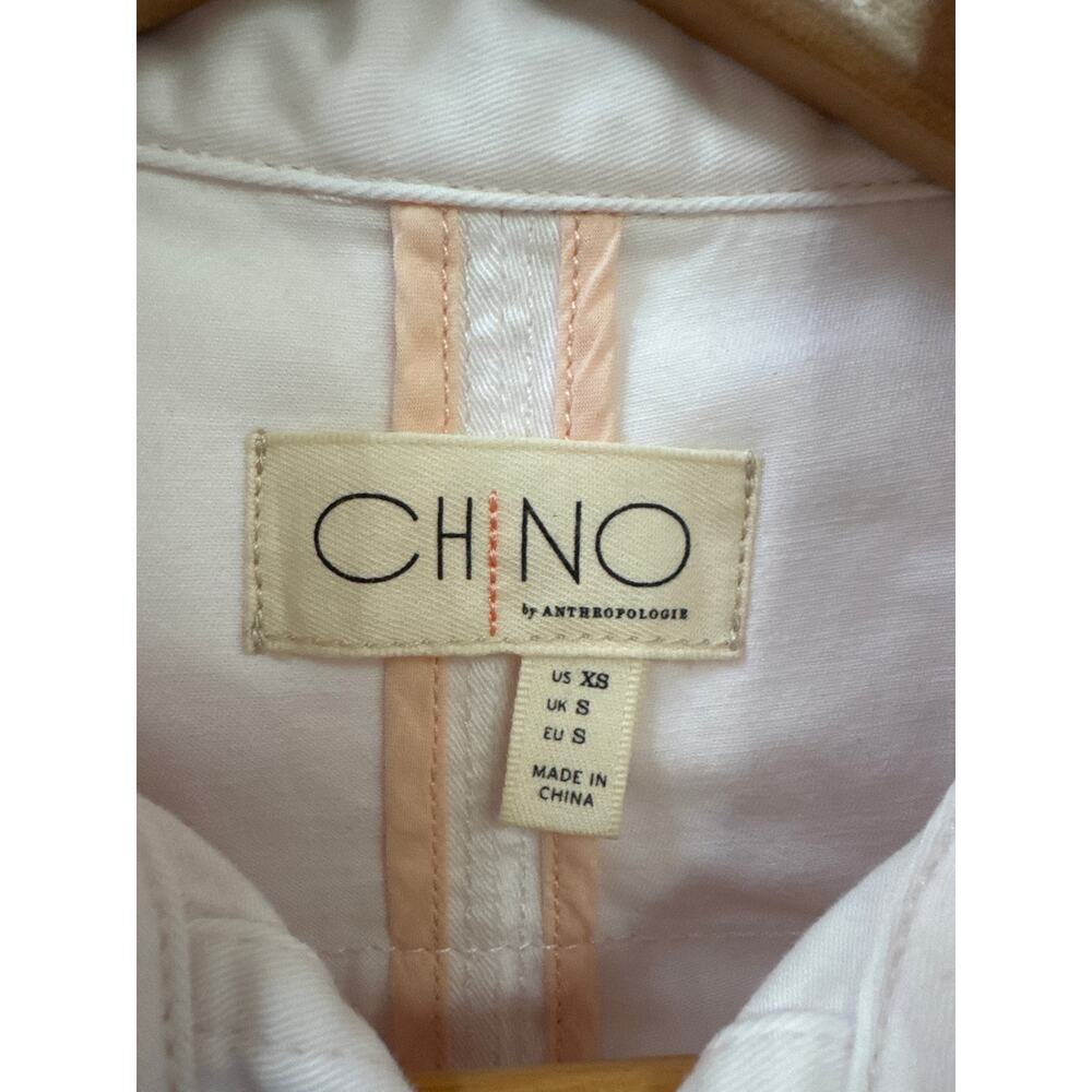 Chino by Anthropologie Womens Cropped Swing Jacket Light Pink Lightweight XS - Picture 2 of 4